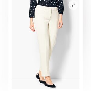 Talbots NWT hampshire  ankle women's ivory dressy size 2 dressy career